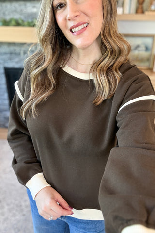 Campus Classic Contrast Trim Sweatshirt