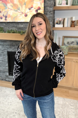 Fullzip Hoodie Sweatshirt - Love Story Moonlight