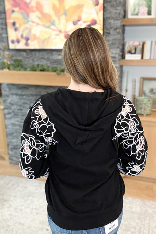 Fullzip Hoodie Sweatshirt - Love Story Moonlight