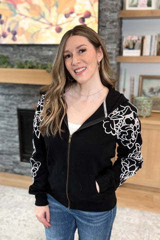 Fullzip Hoodie Sweatshirt - Love Story Moonlight