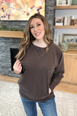 Karli Mineral Wash Pullover