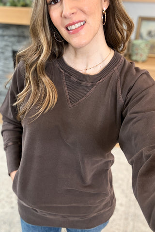 Karli Mineral Wash Pullover