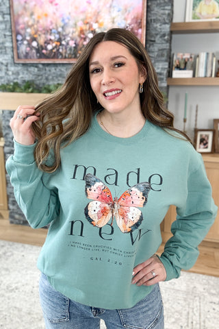Made New Butterfly Pullover Sweatshirt (MADE TO ORDER)