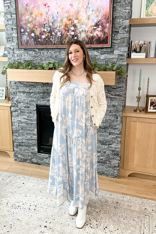 Lanie Tropical Maxi Dress