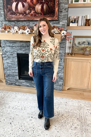 Nellie High Rise Wide Leg Mica Jeans