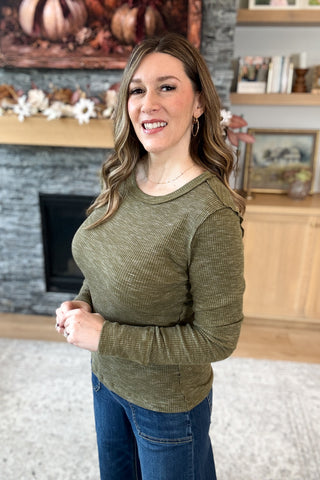 Reese Marled Knit Top
