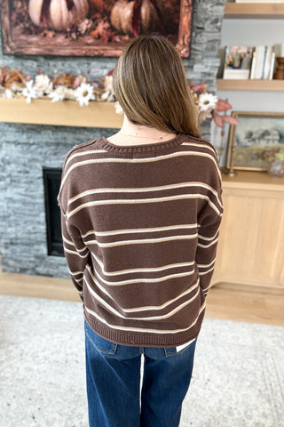 Brown Sugar Striped Sweater