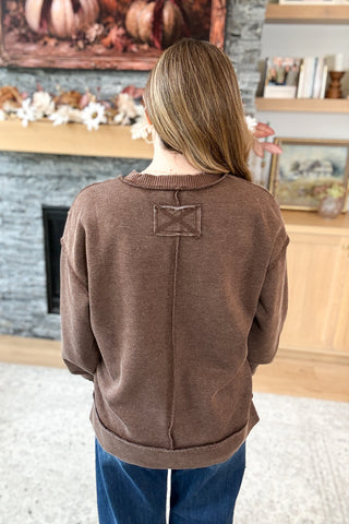 Alyce Mineral Washed Pullover Sweatshirt