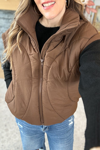 Effie Quilted Puffer Vest