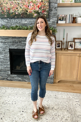 Alyson Mid Rise Capri Judy Blue Jeans