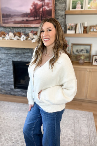 Goldey Multi Colored Button Cardigan