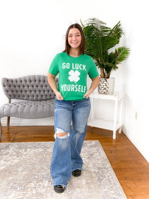Go Luck Yourself St. Patrick's Day Graphic Tee