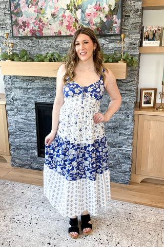 Mollie Floral Midi Dress