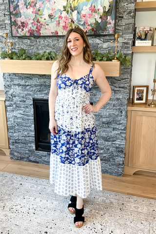 Mollie Floral Midi Dress