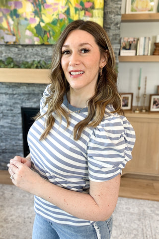 Azaleah Striped Top