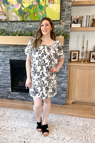 Linnea Floral Printed Mini Dress