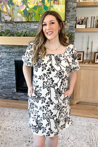 Linnea Floral Printed Mini Dress