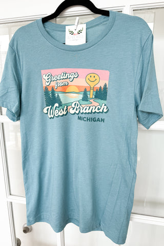 Greetings from West Branch Graphic Tee
