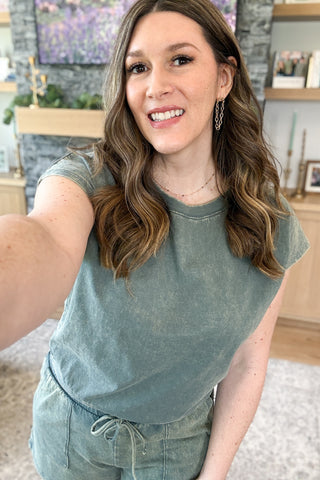 On the Move Mineral Washed Top