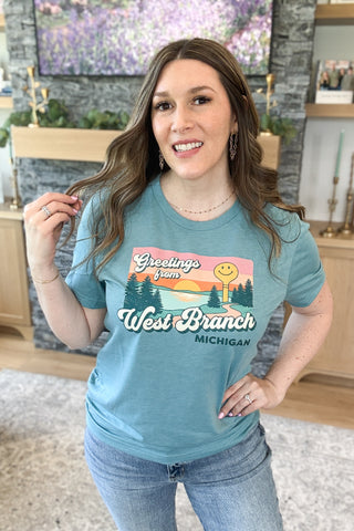 Greetings from West Branch Graphic Tee