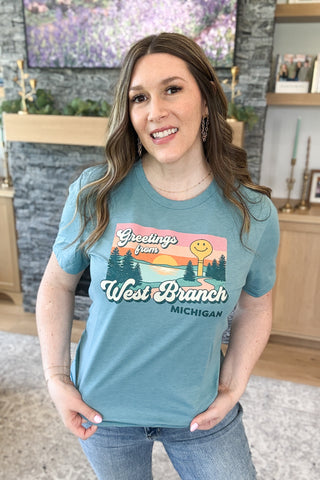 Greetings from West Branch Graphic Tee