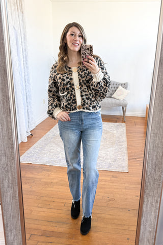 Florence Animal Print Cardigan