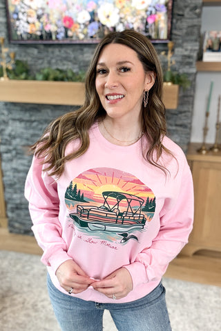 Sunset Party in Slow Motion Pullover Sweatshirt