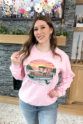 Sunset Party in Slow Motion Pullover Sweatshirt