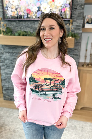 Sunset Party in Slow Motion Pullover Sweatshirt