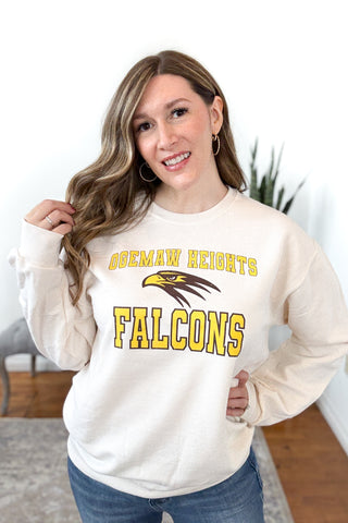 OHHS Falcon Head Pullover Sweatshirt (MADE TO ORDER)