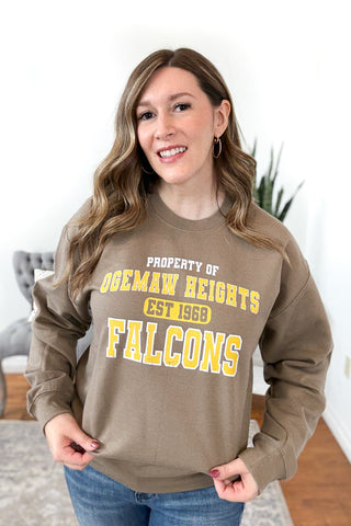 Property of OHHS Falcons Pullover Sweatshirt (MADE TO ORDER)