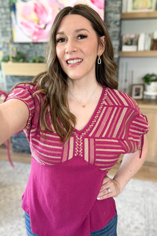 Chi Flutter Sleeve Top