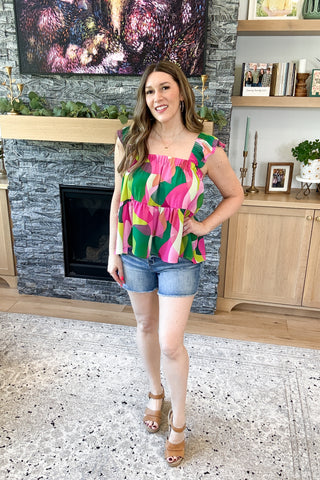 Milaa Geo Sleeveless Top