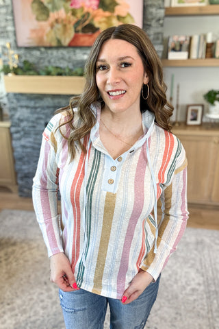 Angelia Hoodie Pullover Top