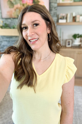 Rosia Ruffle Sleeveless Top