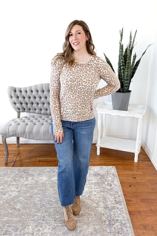 Maisie Reversible Animal Print Top