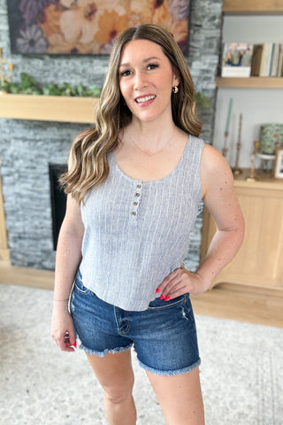 Hollis Boxy Henley Tank