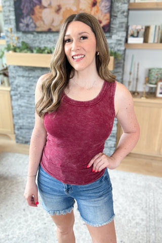 Landrey Mineral Washed Tank Top