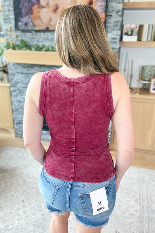 Landrey Mineral Washed Tank Top