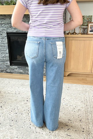 Mabel High Rise Wide Leg Risen Jeans