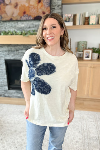 Posey Floral Patchwork Top