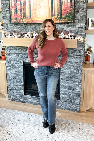 Cammie High Rise Tummy Control Straight Leg Judy Blue Jeans