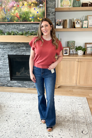 Gabriella Short Sleeve Sweater Top