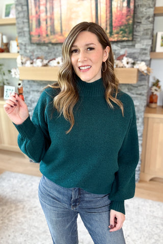 Emmie Mock Neck Oversized Sweater