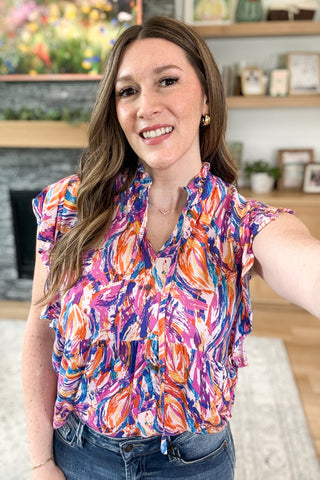 Cali Frill Blouse Top