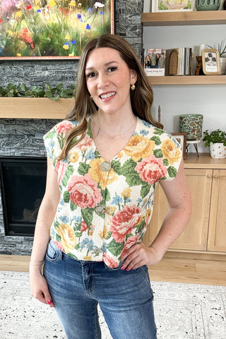 Sienna Floral Button Down Top