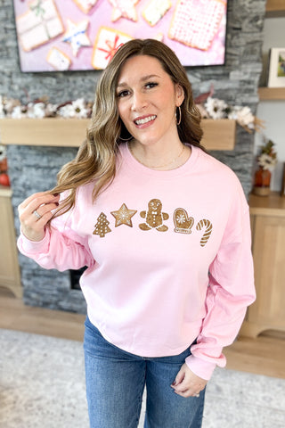Gingerbread Cookies Pullover Sweatshirt (MADE TO ORDER)