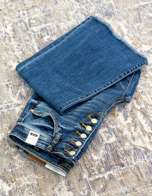 Cynthia Button Fly Flare Judy Blue Jeans