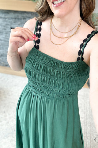 Kelley Spaghetti Strap Midi Dress