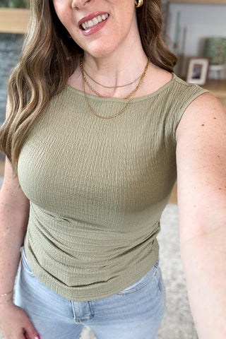 Audra Boat Neck Sleeveless Top